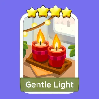 Gentle Light 4 ⭐ Monopoly Go Sticker