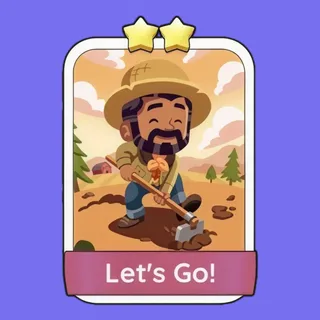 Let's Go! 2⭐ Monopoly Go Sticker