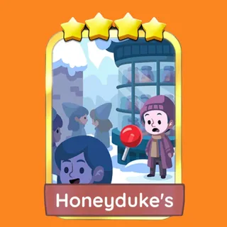 Honeyduke's 4⭐ Gold Sticker Monopoly Go Golden Blitz