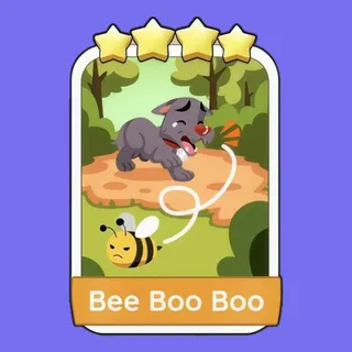 Bee Boo Boo 4⭐ Monopoly Go Sticker