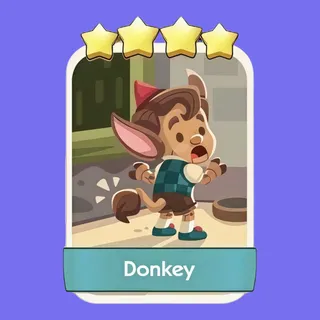 Donkey 4⭐ Monopoly Go Sticker