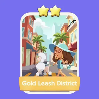Gold Leash District Monopoly Go