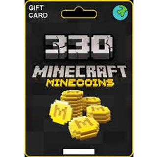 330 Minecoins Gift Card - Global -Xbox