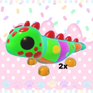 2x gummy guana adopt me