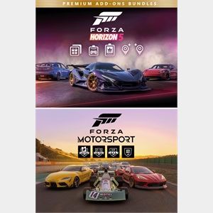 Forza Motorsport and Forza Horizon 5 Premium Add-Ons Bundle