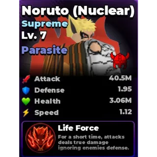 NORUTO (NUCLEAR) PARASITE VIKING LEVEL 7 - ROLL ANIME TO FIGHT