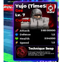 YUJO (TIMESKIP) LVL 7 DOUBLE CURSE - ROLL ANIME TO FIGHT
