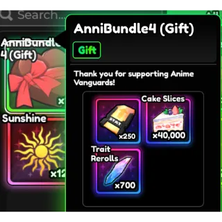 ANNI BUNDLE 4 (GIFT)-ANIME VANGUARDS