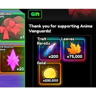 2X FALL BUNDLE 2 (GIFT)-ANIME VANGUARDS