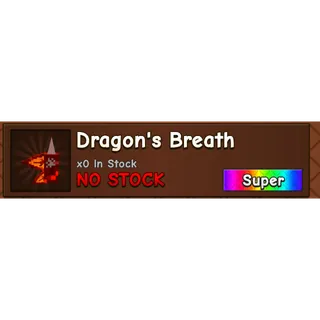 DRAGONS BREATH SEED - GROW A GARDEN  2