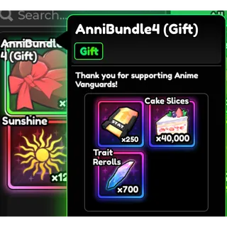 ANNI BUNDLE 4 (GIFT)-ANIME VANGUARDS