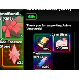 2X ANNI BUNDLE 3 (GIFT)-ANIME VANGUARDS