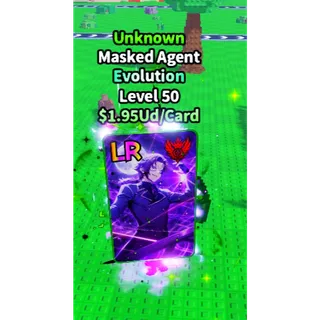 UNKOW MASKED AGENT (1.95UD) - ANIME CARD FARM