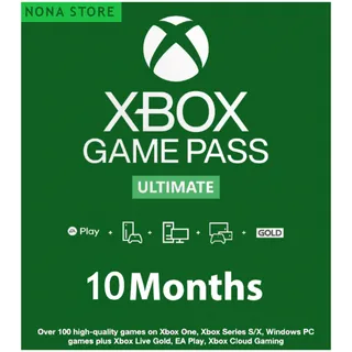 Xbox Game Pass Ultimate 10 Months