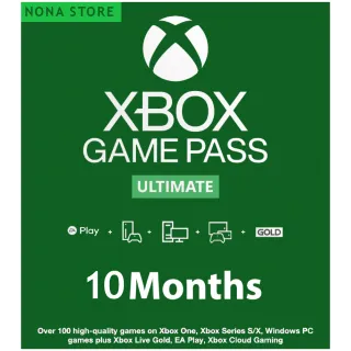 Xbox Game Pass Ultimate 10 Months