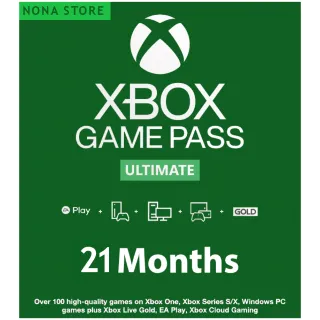 Xbox Game Pass Ultimate 21 Months