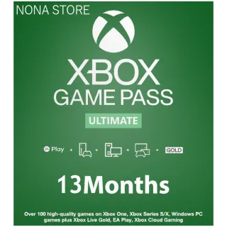 Xbox Game Pass Ultimate 13 Months