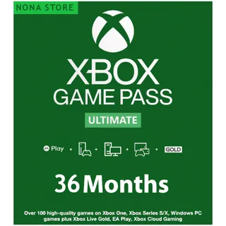 Xbox Game Pass Ultimate 36 Months