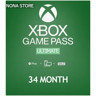 Xbox Game Pass Ultimate 34+ Months