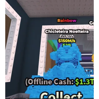 chicleteira noelteira rainbow