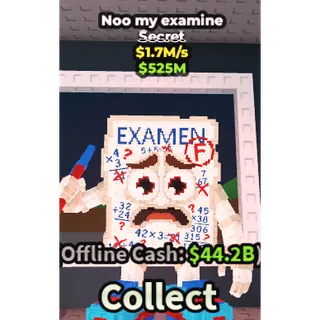 noo my examine 