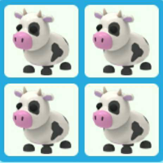 Pet Adopt Me Cow X4 In Game Items Gameflip - pig roblox adopt me