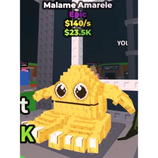 VERY RARE MALAME AMARELE