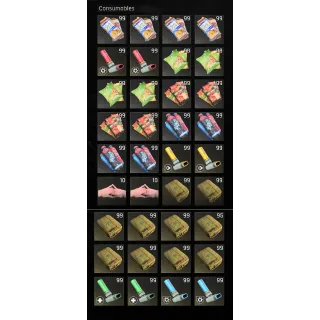 consumable bundle with food