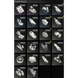 x9999 all craft parts