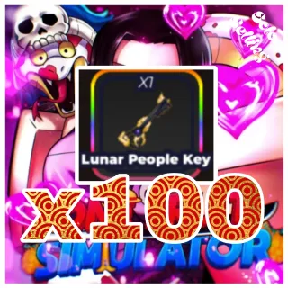 Lunar People Keys x100 | One Fruit Simulator 