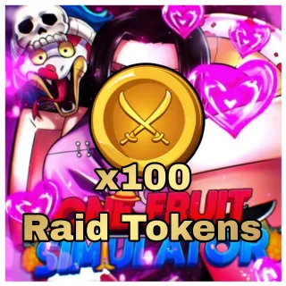 Raid Tokens x100 | One Fruit Simulator 