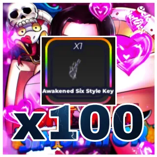 Awakened Six Style Keys x100 | One Fruit Simulator 
