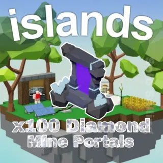 x100 Diamond Mine Portals | Islands
