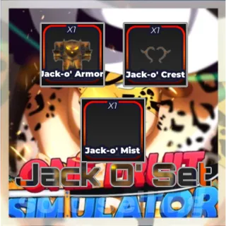 Jack O Set| One Fruit Simulator