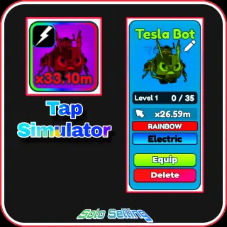 Tap Simulator | x5 Tesla Bots