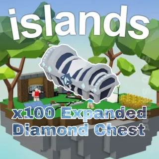 x100 Expanded Diamond Chests | Islands