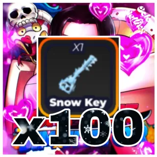 Snow keys x100 | One Fruit Simulator 