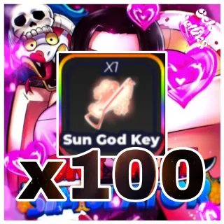 Sun God keys x100 | One Fruit Simulator 
