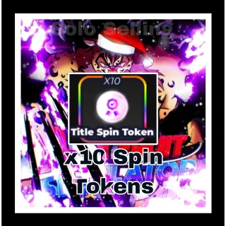 Title Spin Token x10 | One Fruit Simulator 