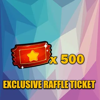 exclusive raffle ticket
