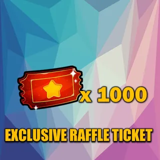 exclusive raffle ticket
