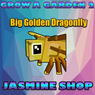 big golden dragonfly