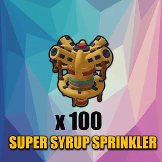 SUPER SYRUP SPRINKLER