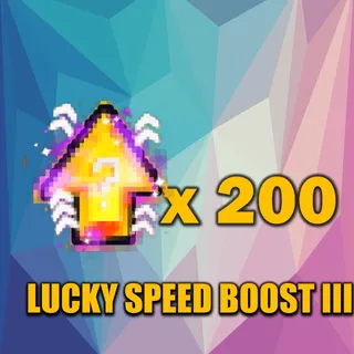 LUCKY SPEED BOOST III