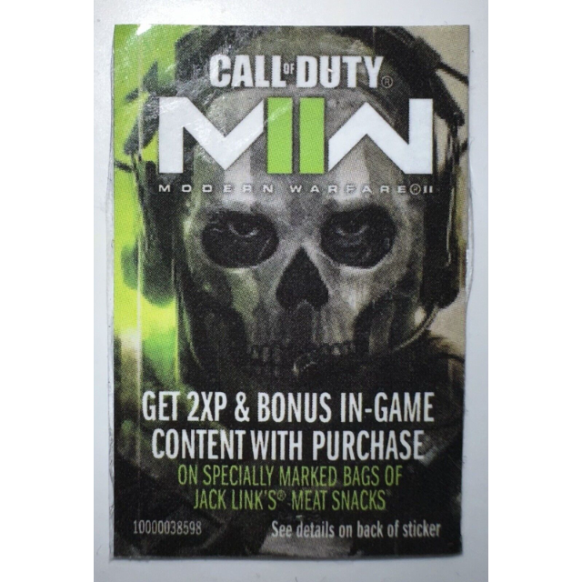 Code Jack Link's MW2 1 Code Game Items Gameflip