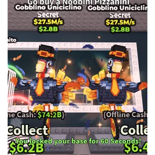 Gobblino Uniciclino x2 (bundle)