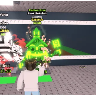 Esok Sekolah radioactive ☢️(255mil/sec💵) FAST DELIVERY 🚀📦🔥