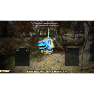 Fasnacht Mask | Glowing Unicorn Mask