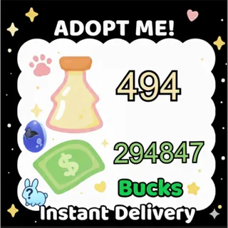 Age Up Potions + Bucks - Adopt Me