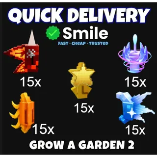 15x star fruit seed ,15x dragen breath 15x sun bloom seed ,15x moon bloom ,15x hypno bloom  (Cheapest) 